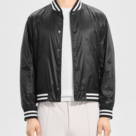 NWT Theory Varsity Jacket in Recycled Nylon - Picture 3 of 5
